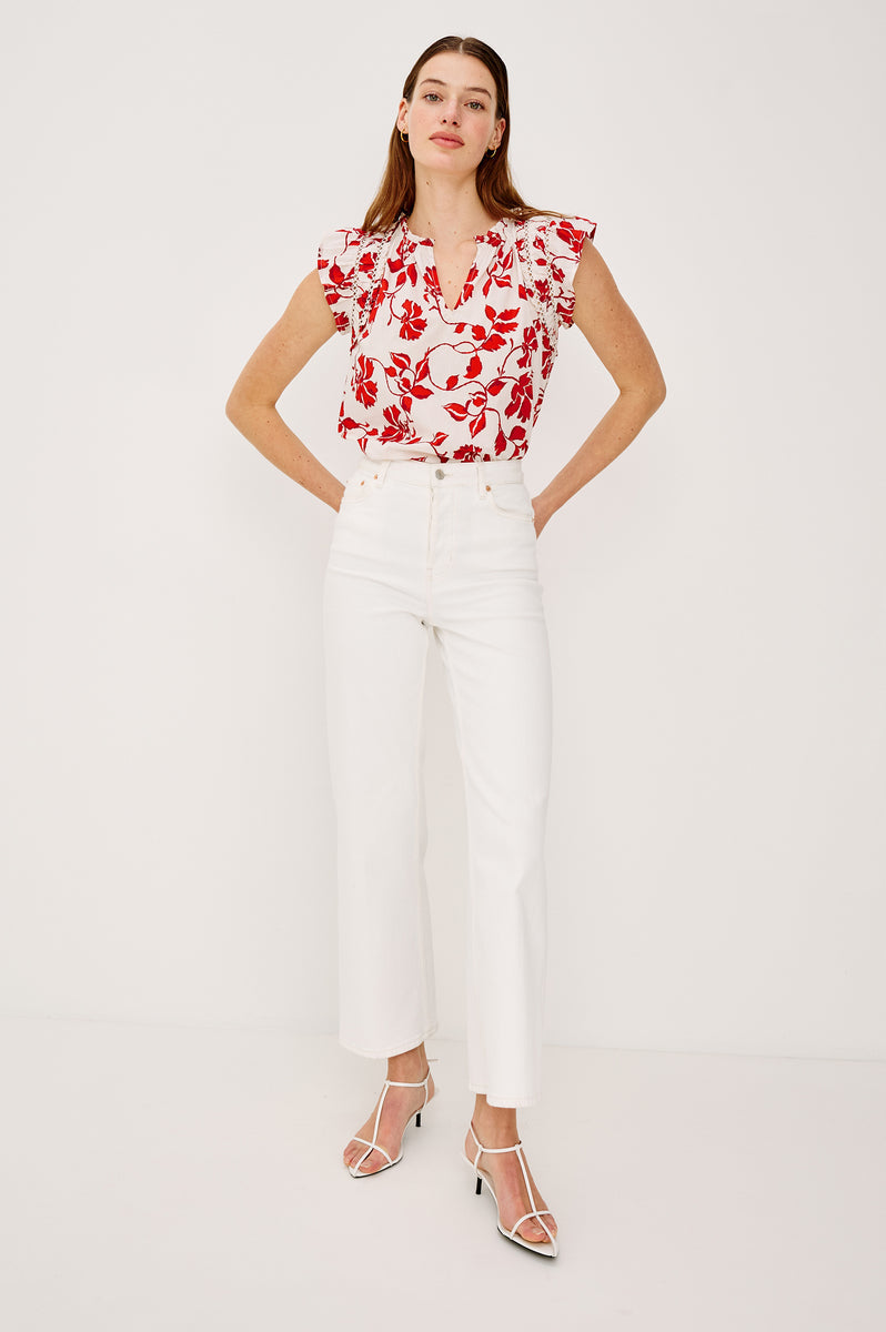 Blouse Allea 8612 Red-Jasmine