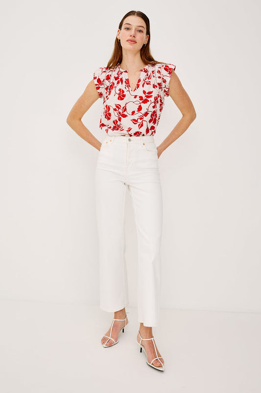 Blouse Allea 8612 Red-Jasmine