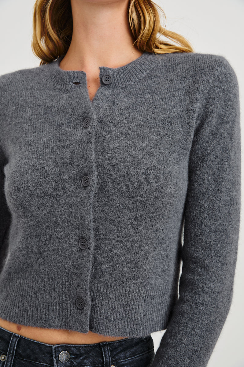 Cardigan Matilda 008 Charcoal