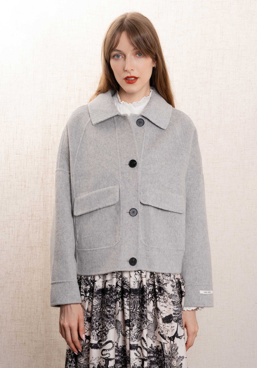 Coat Ys725 Gris