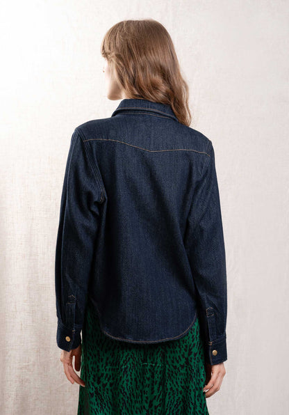 Denim Shirt Dalia Denim 3d Dark-Blue
