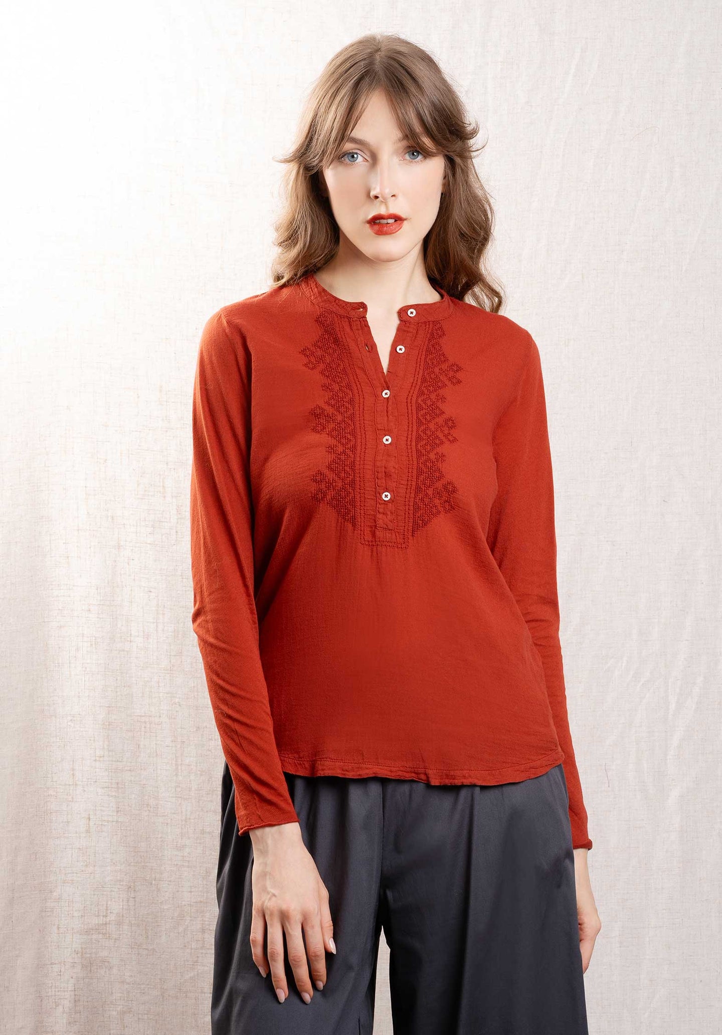 Blouse Taenia Bcte501 Brick