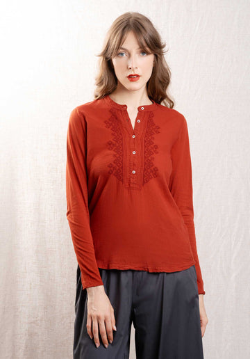 Blouse Taenia Bcte501 Brick