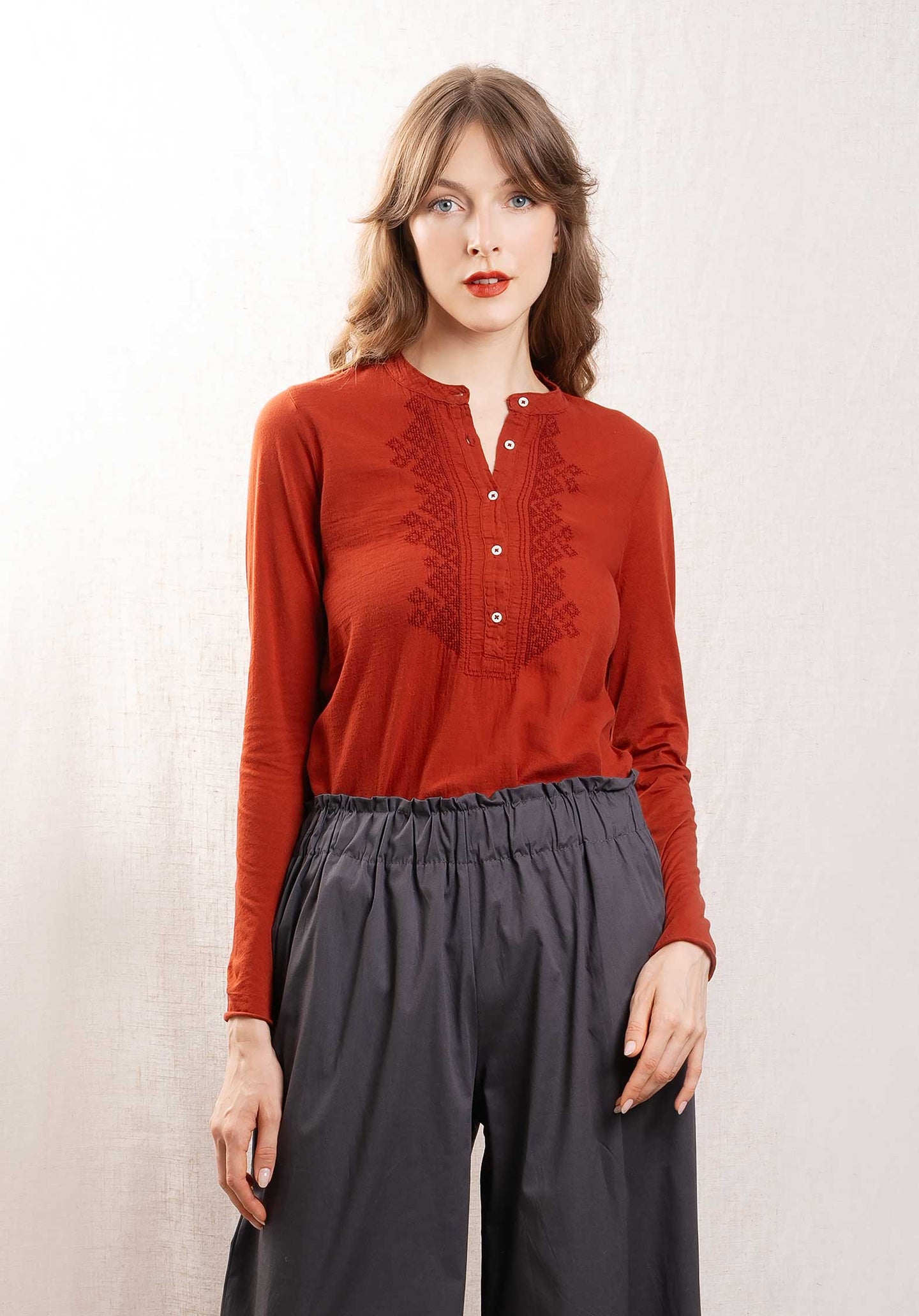 Blouse Taenia Bcte501 Brick