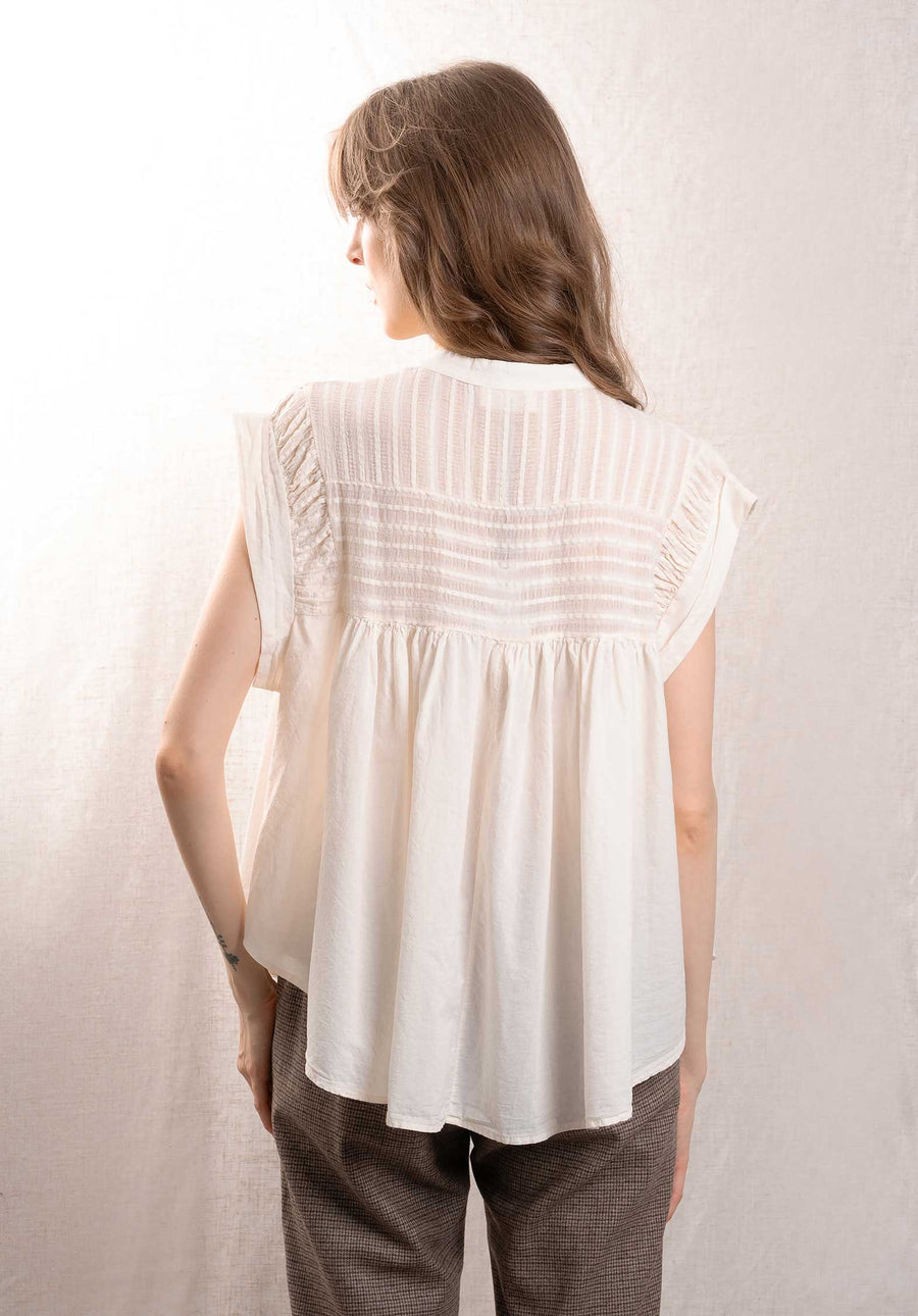 Blouse 94299 Cream