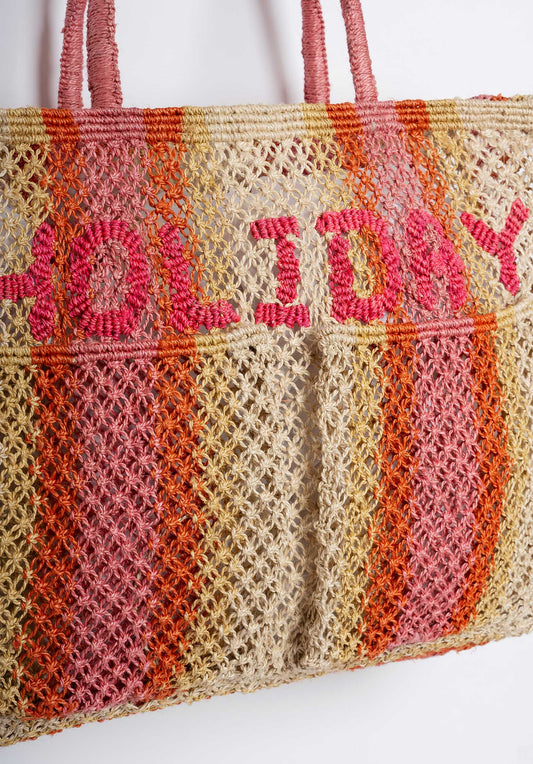 Beach Bag Monty Holiday Berry