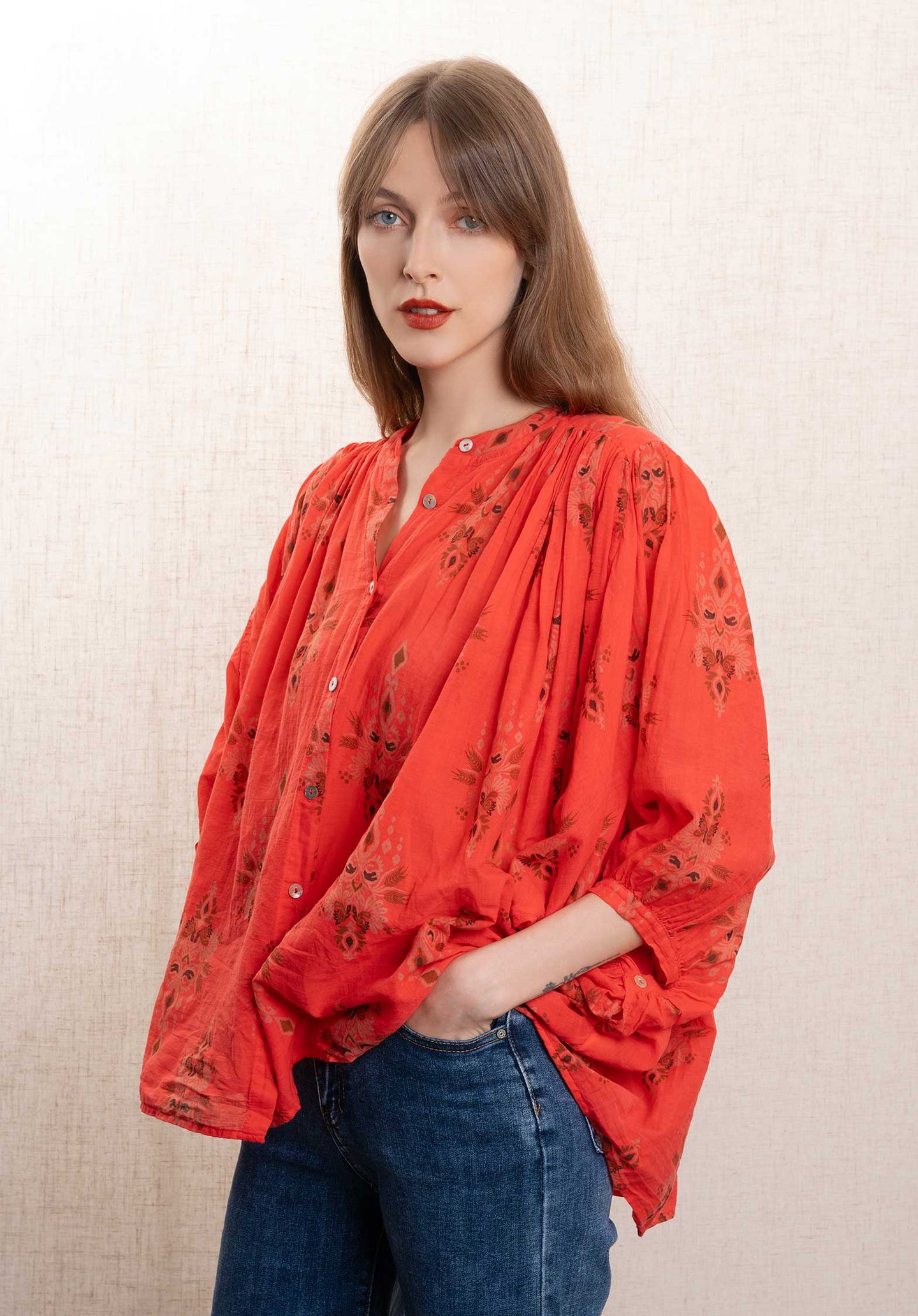 Blouse 60244 Red