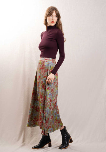 Skirt 31919 Flower-Print