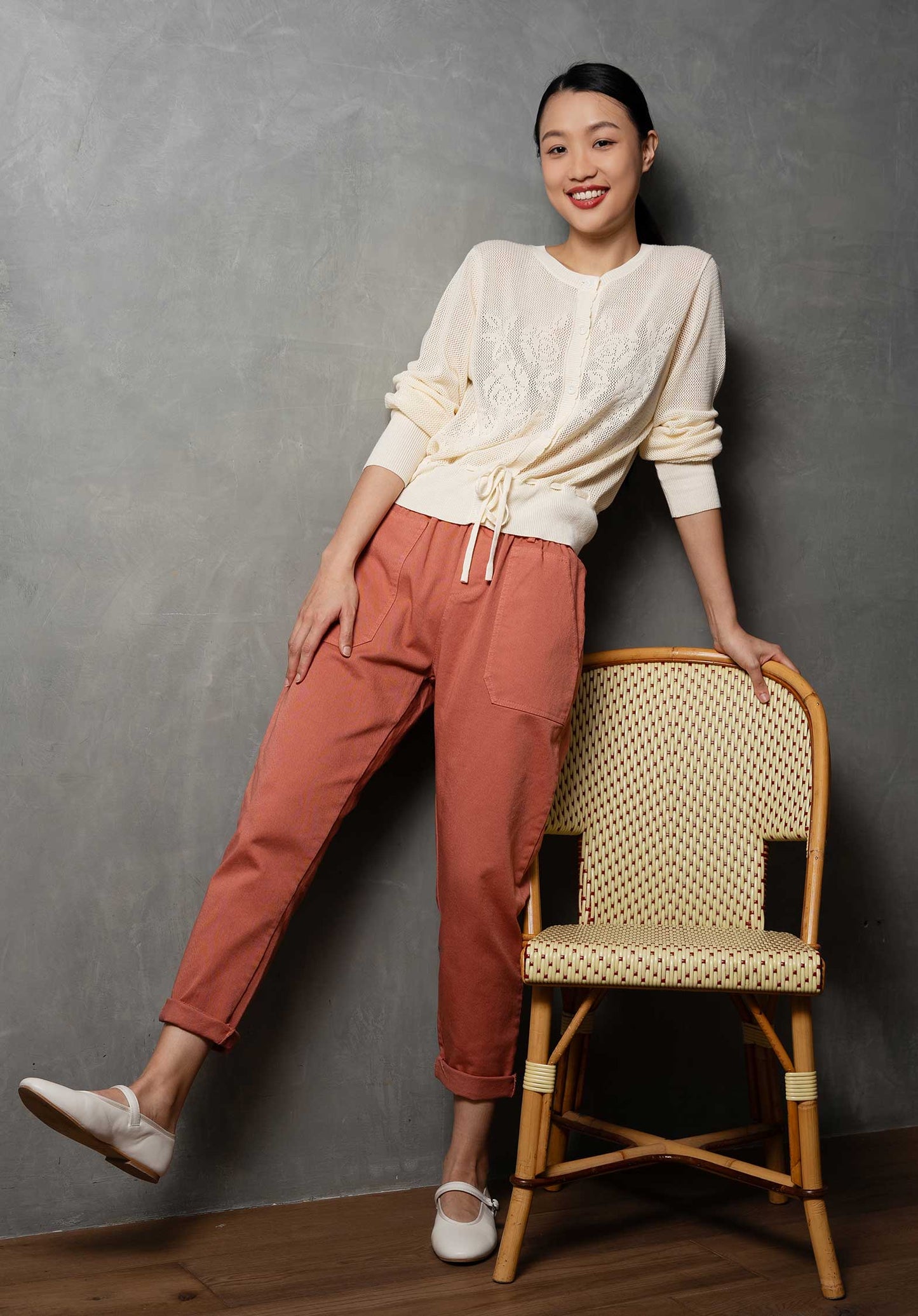 Pants 61103 Cotor Red