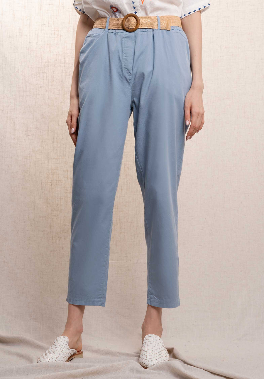 Pants F5336 Light-Blue