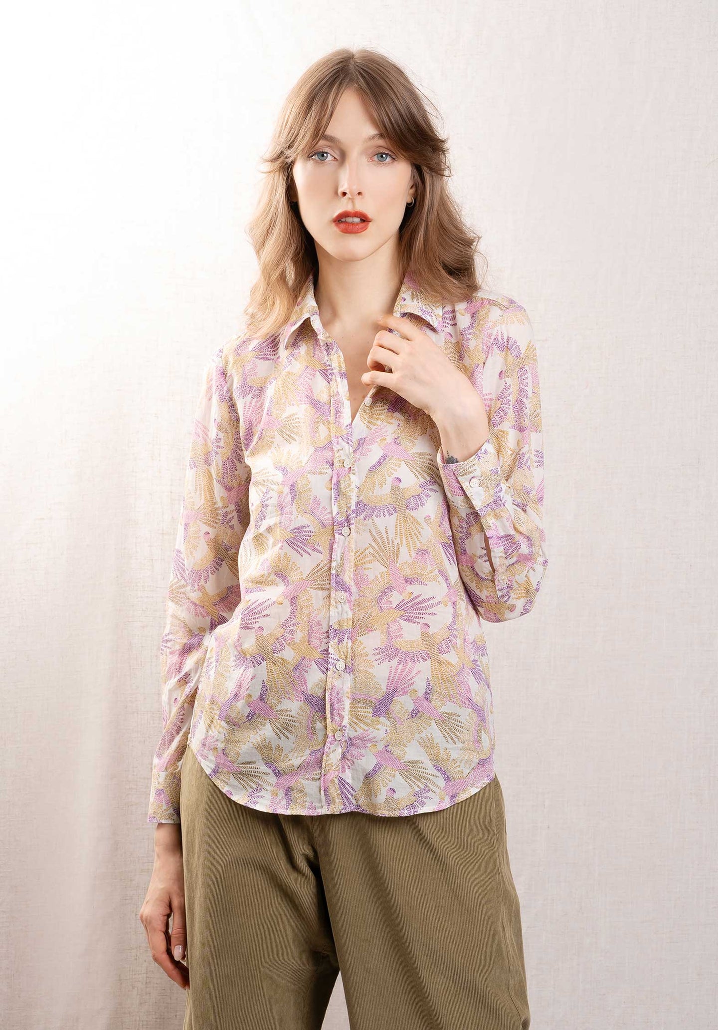 Shirt Coraz Bcch623 Raw-White-Pink