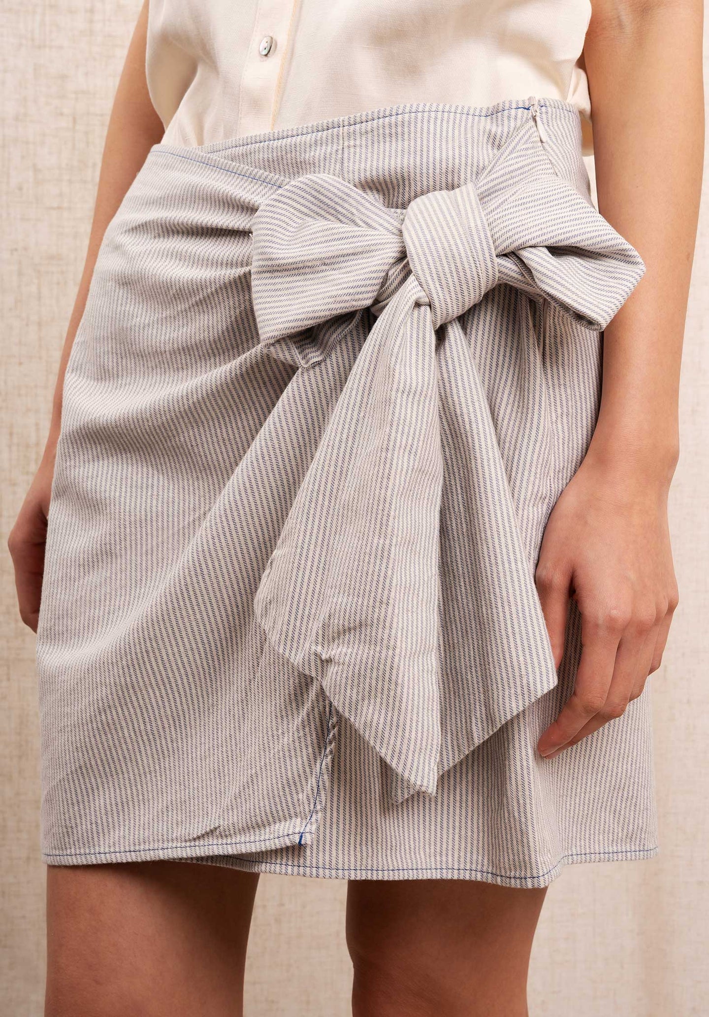 Skirt Solveig S1036 Stripe-A