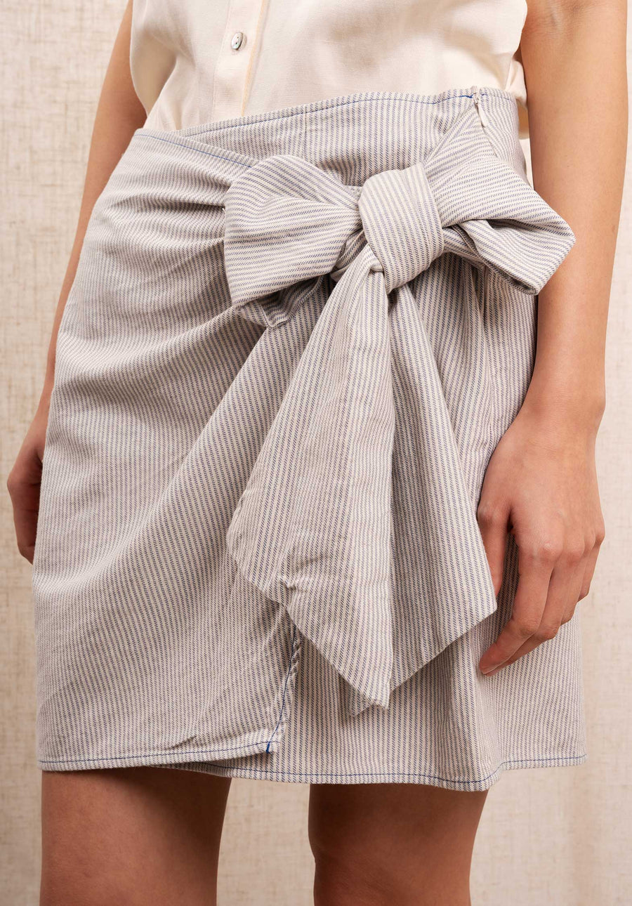 Skirt Solveig S1036 Stripe-A