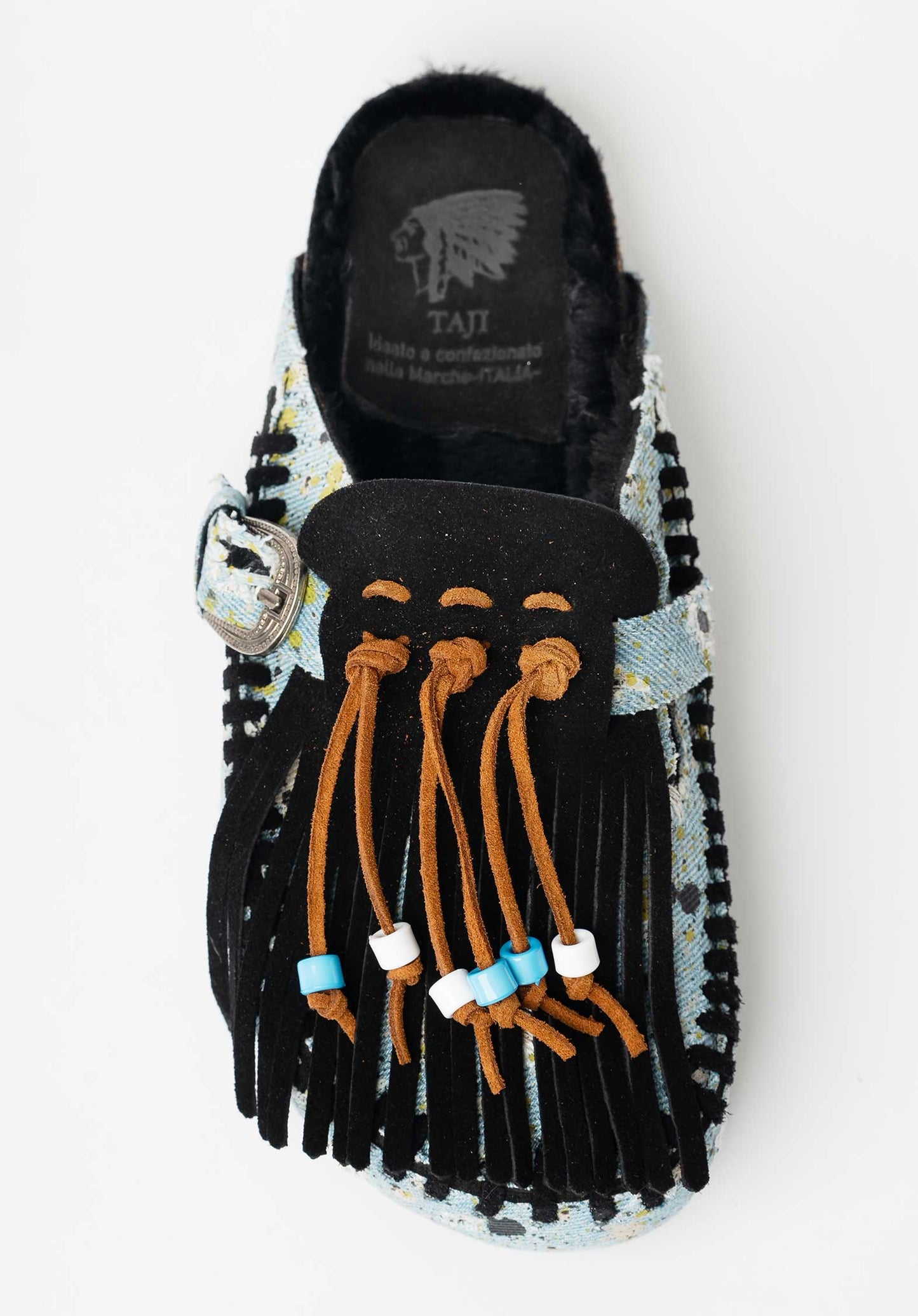 Sandal Caribe Denim Nero