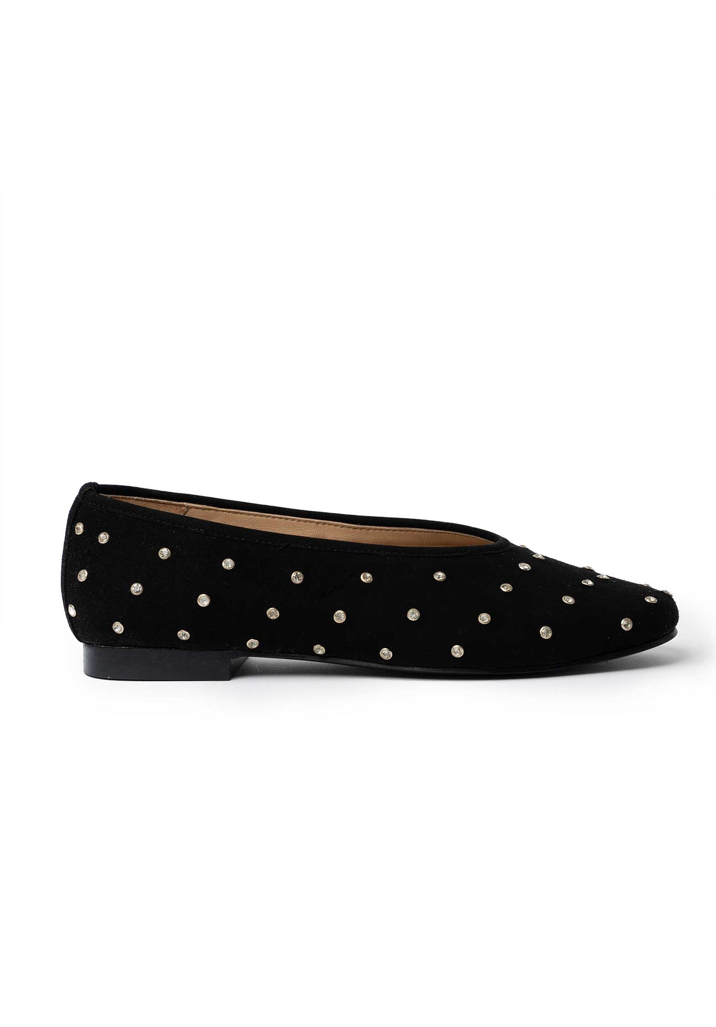 Ballerina Cor Coralie Suede Noir