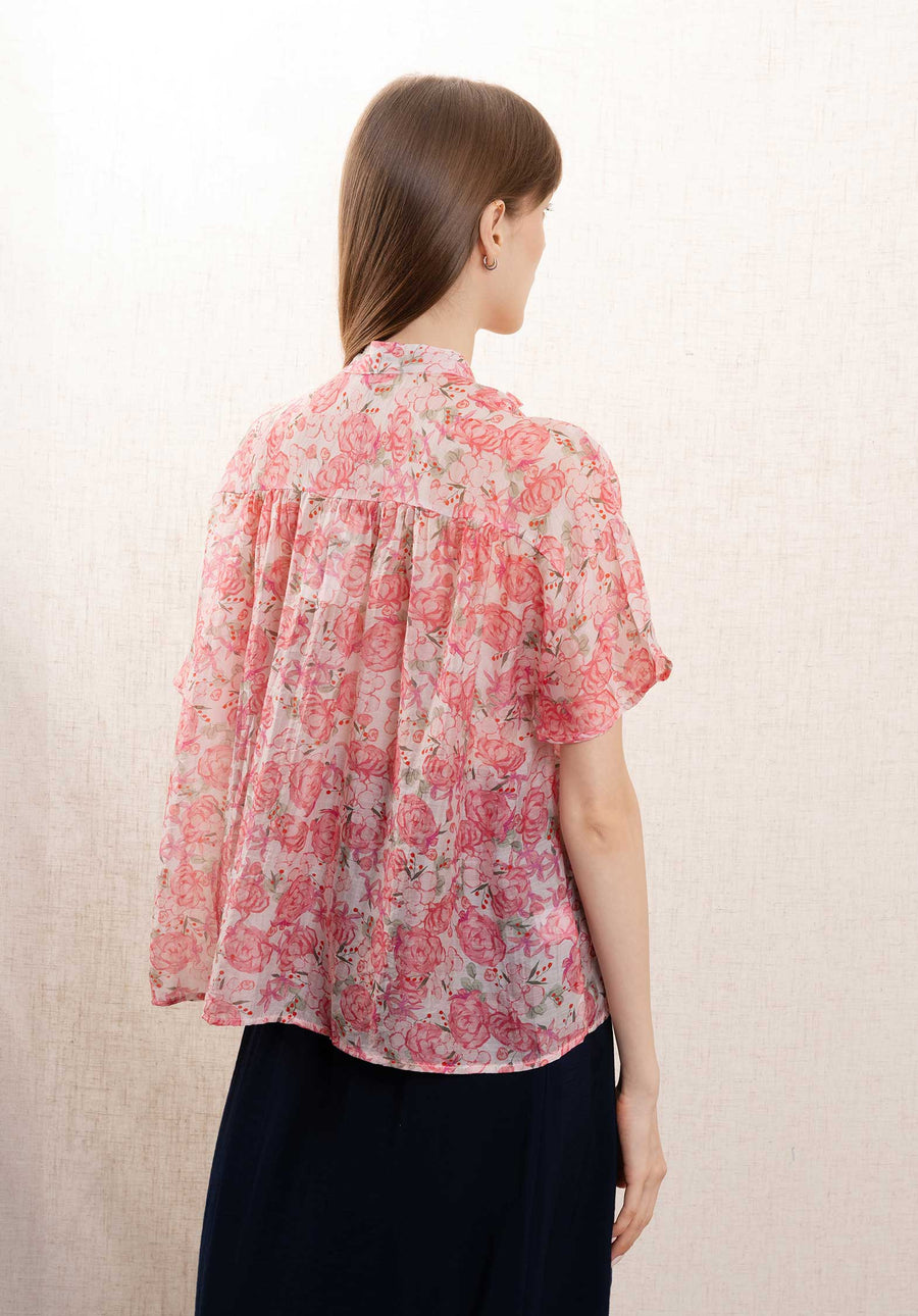 Blouse Sc093 2 Sc093-2 Rose-Pink