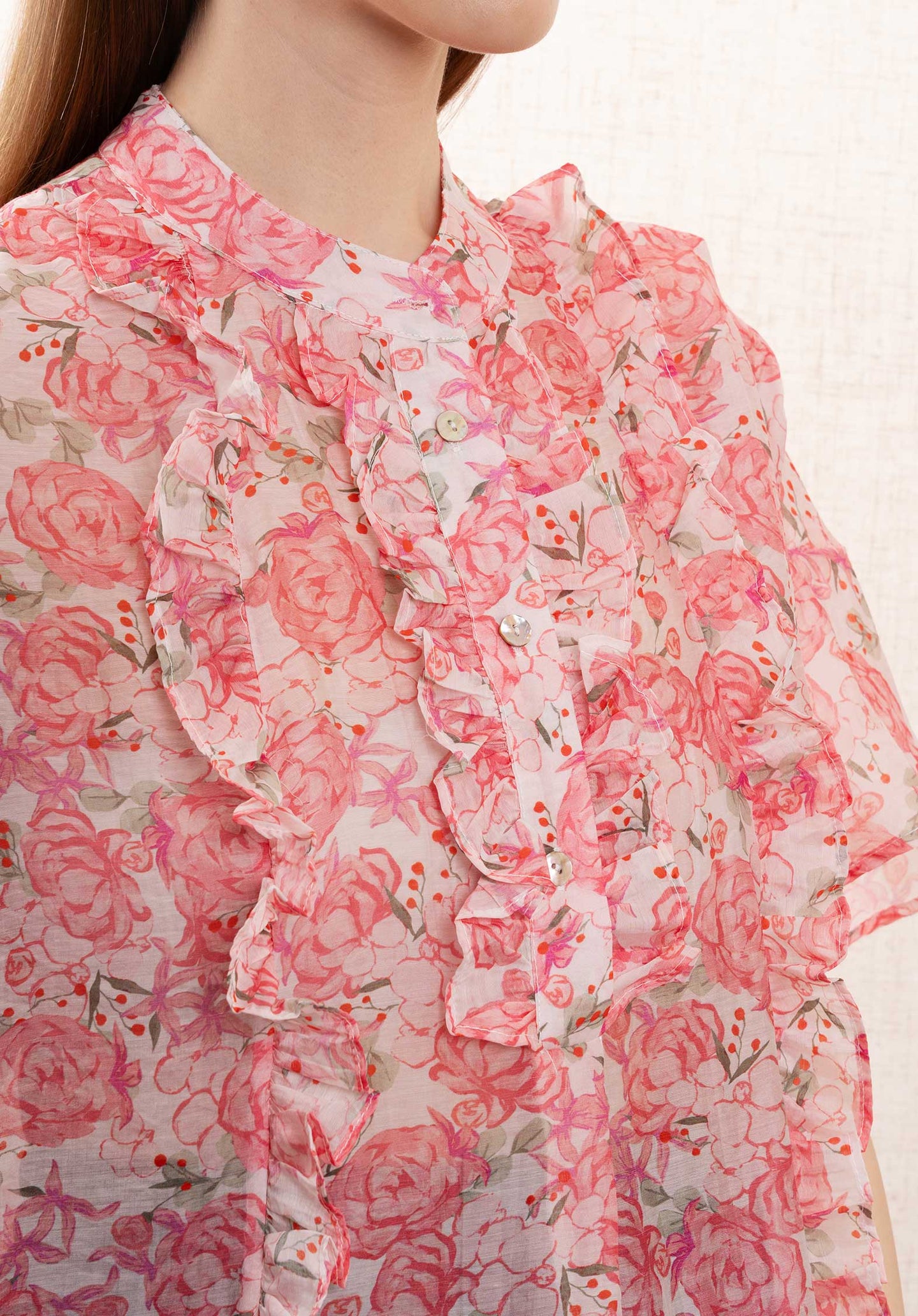 Blouse Sc093 2 Sc093-2 Rose-Pink