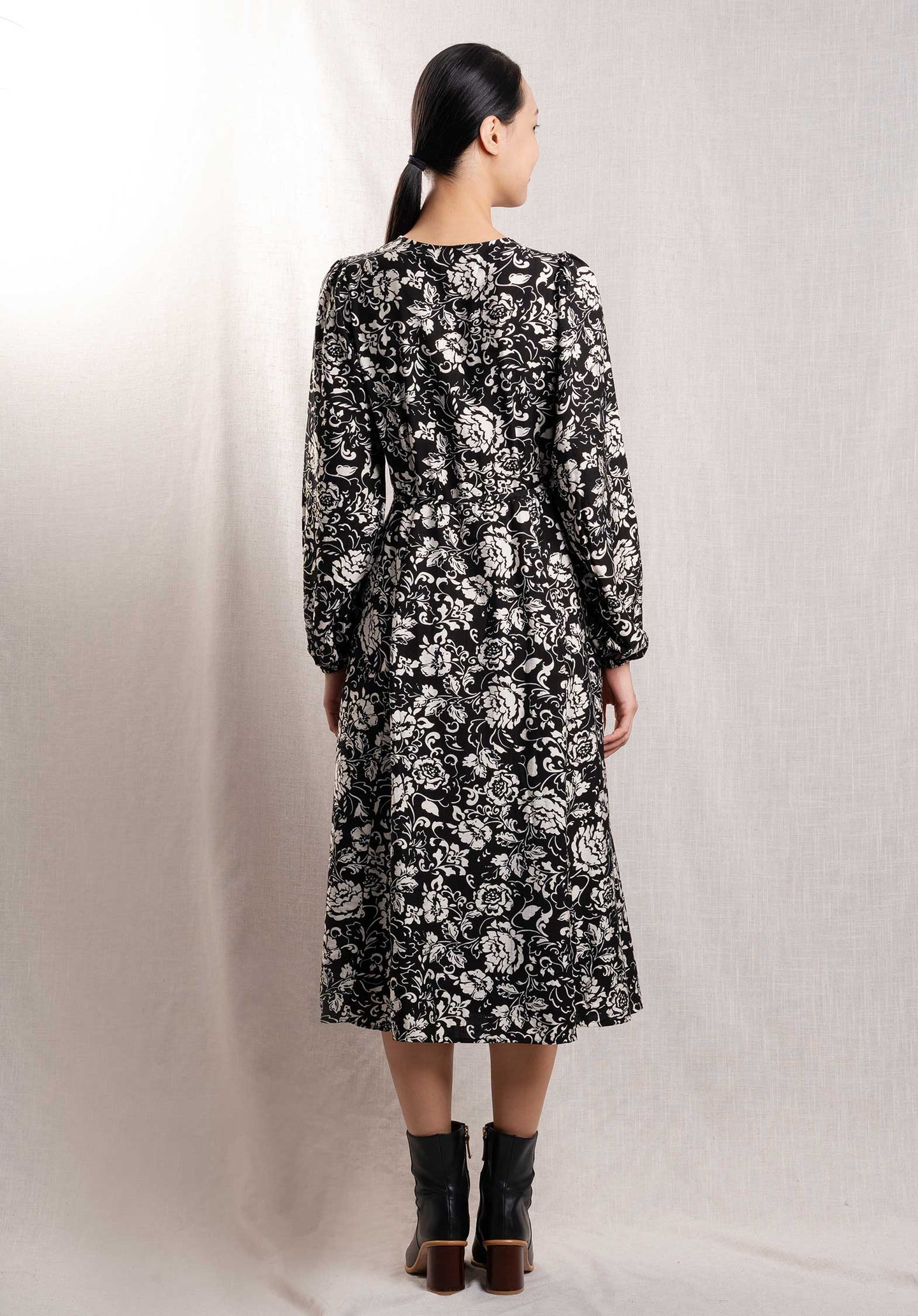 Dress Robe Nacre Black