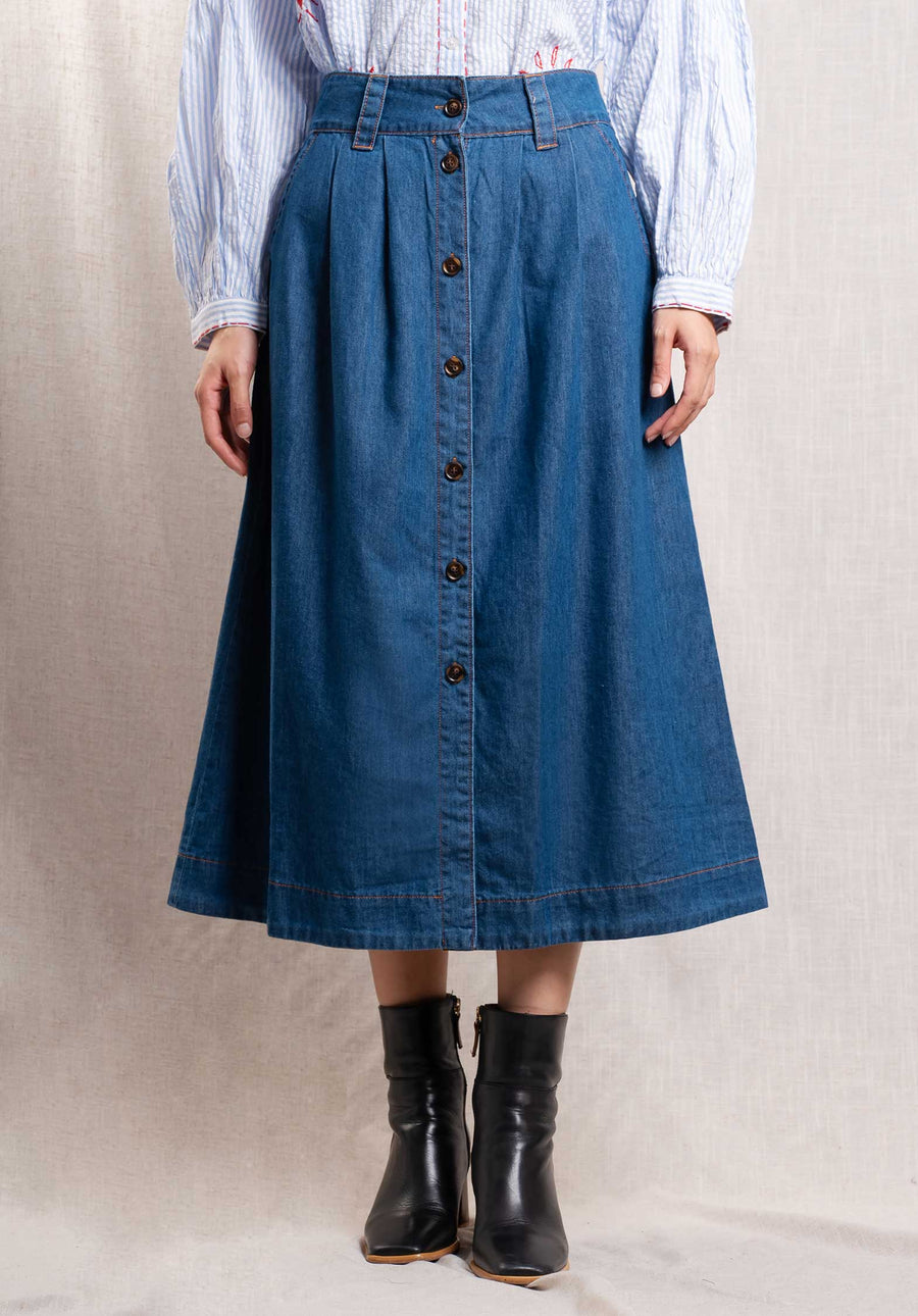 Denim Skirt Jupe Toled Jupe Tolede Blue