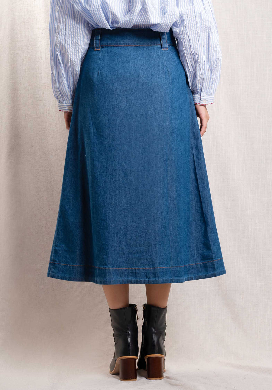 Denim Skirt Jupe Toled Jupe Tolede Blue