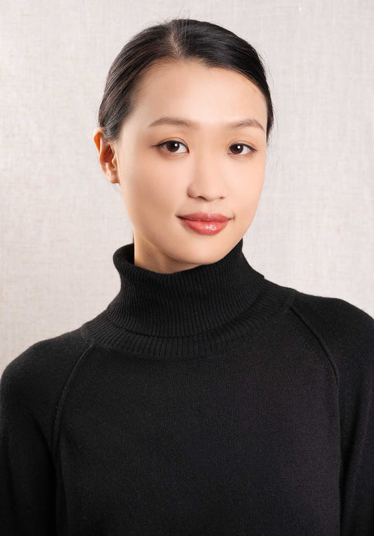 Turtleneck Knitted Paremo 9873 Noir