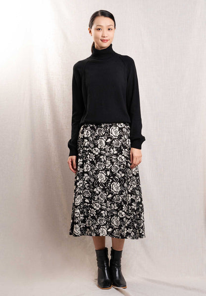 Turtleneck Knitted Paremo 9873 Noir