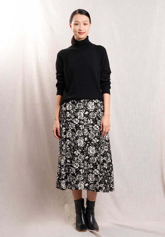 Turtleneck Knitted Paremo 9873 Noir