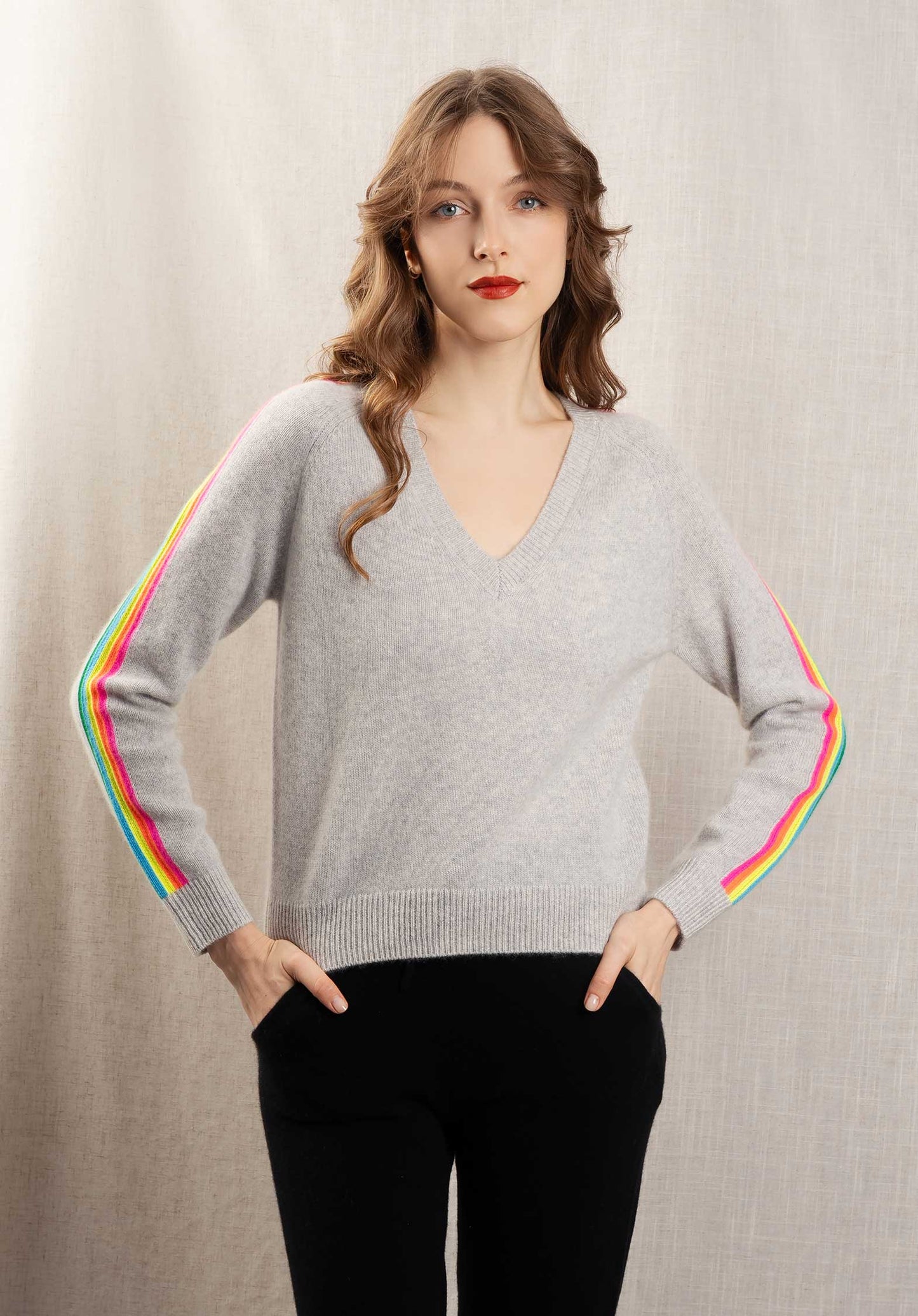 Pullover 2401wpv00485 Gris-Chine-Clair