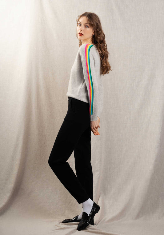 Pullover 2401wpv00485 Gris-Chine-Clair