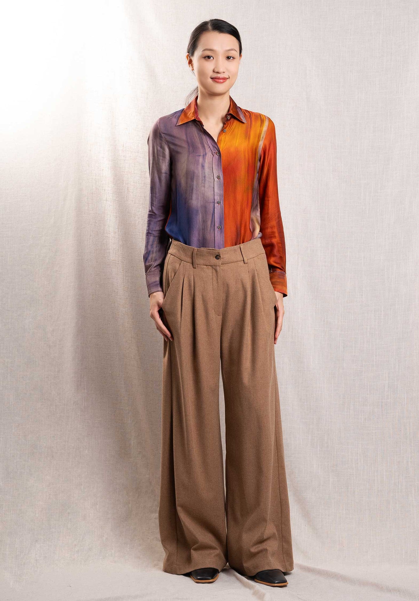 Shirt Ceza 9753 Violet-Orange
