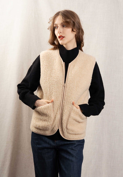 Vest Pepitko Beige