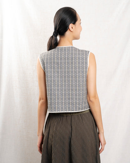 Gilet Vienna Vest Beige-Maze