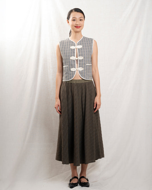 Gilet Vienna Vest Beige-Maze