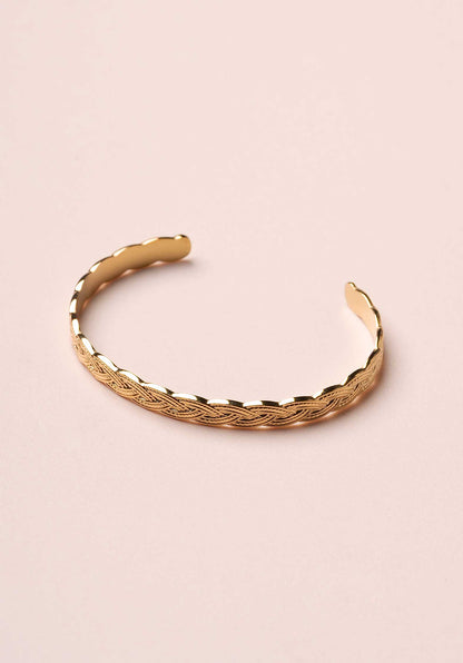 LES CLEIAS | Garlle Jonc Bangle - Gold