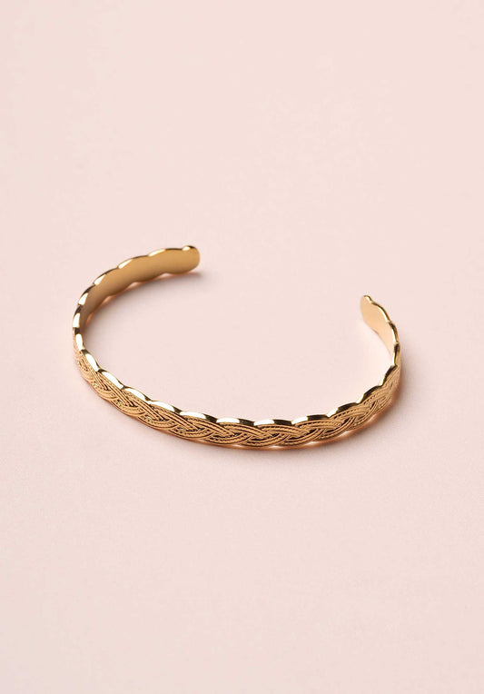 Les Cleias | Garlle Jonc Bangle - Gold
