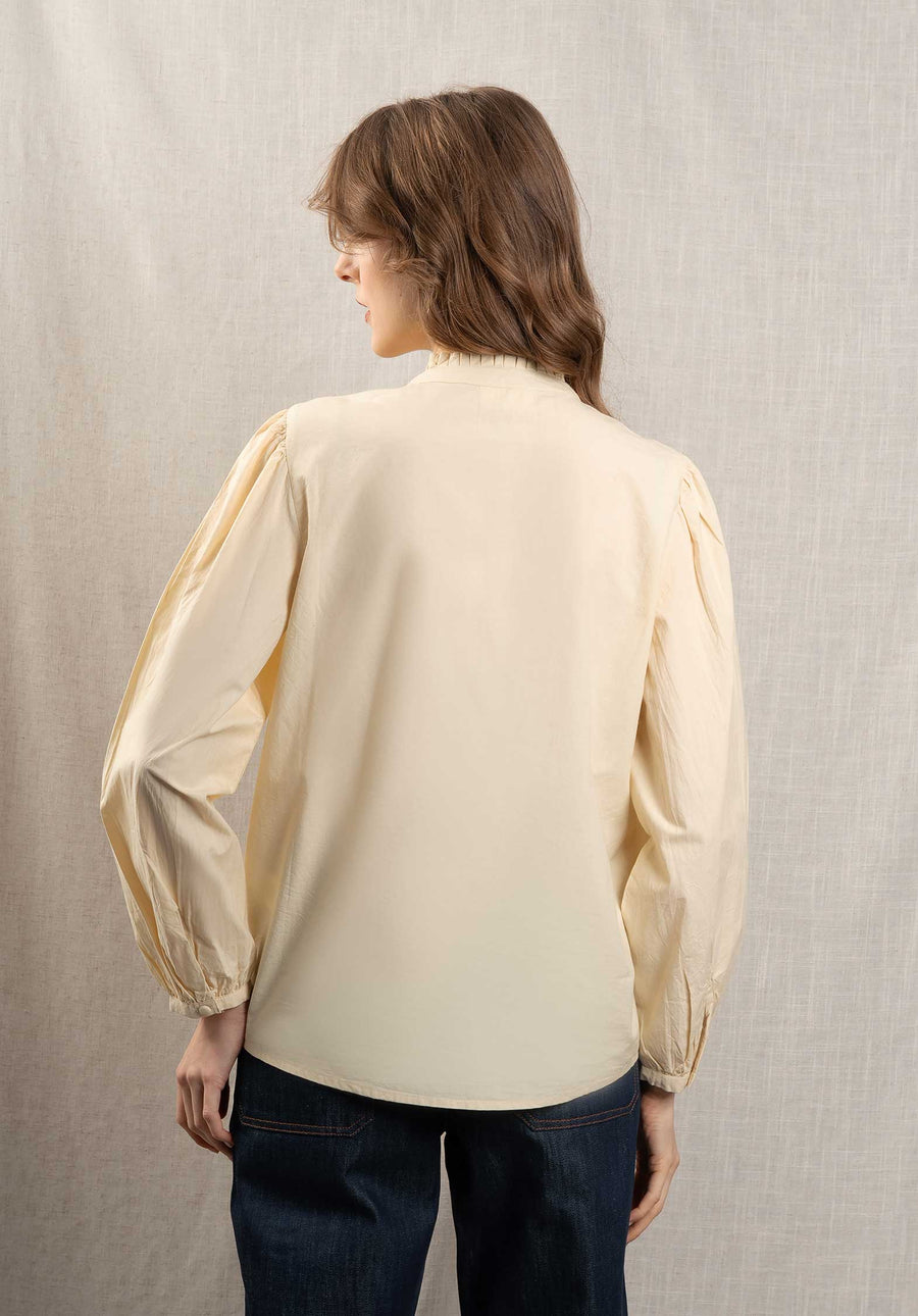 Blouse 389u Beige