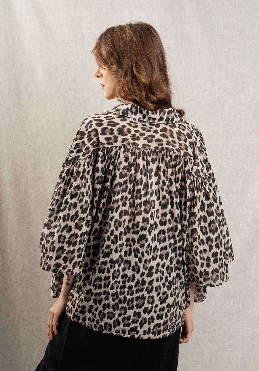 Blouse 13019 Blouse Leopard