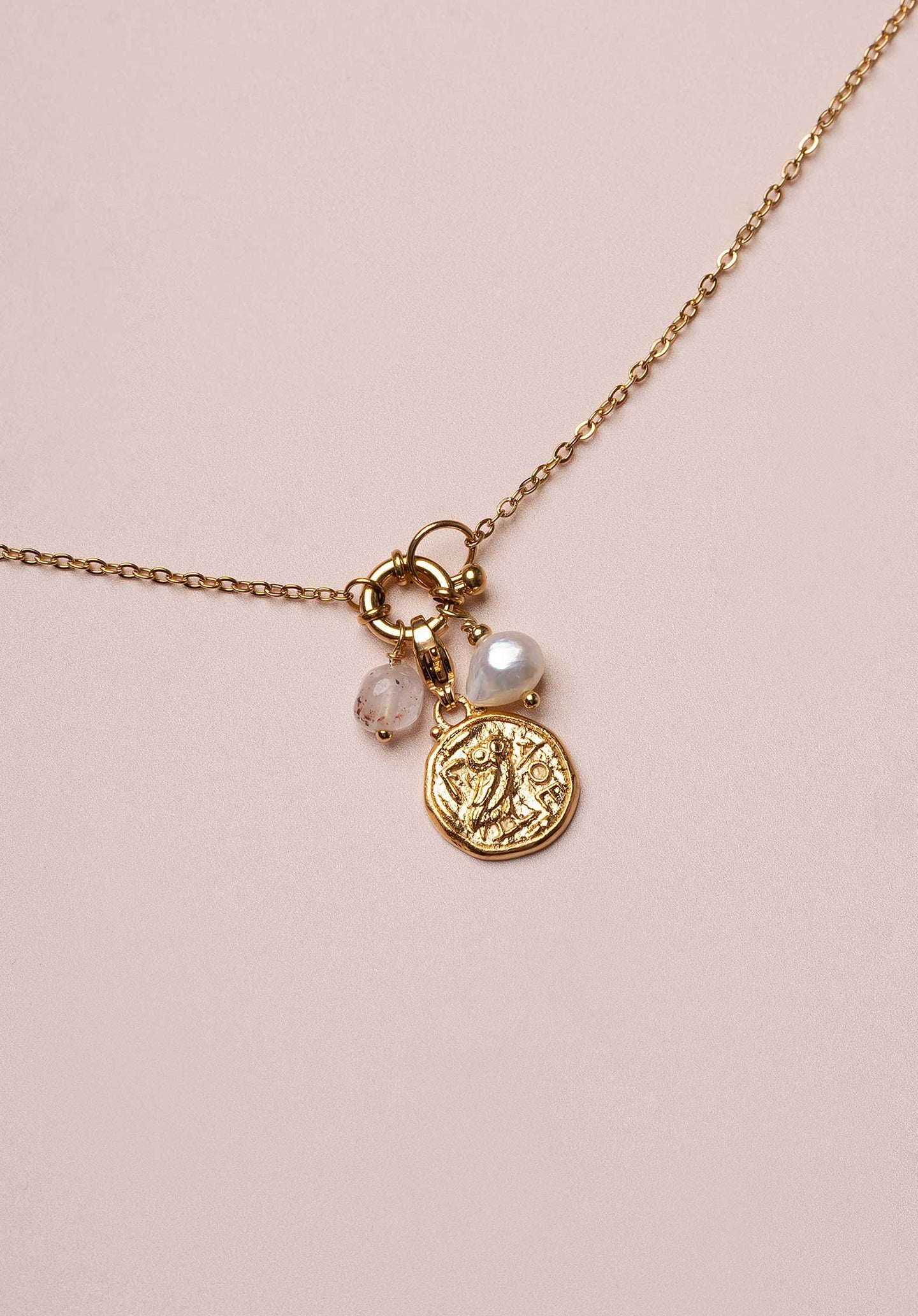 Necklace 24acnk10 Amias Collier Gold