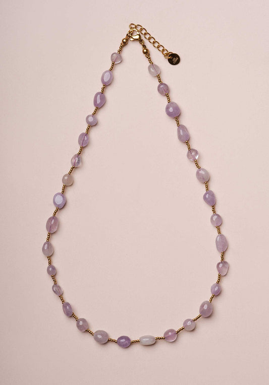 Necklace Emile Collier Purple