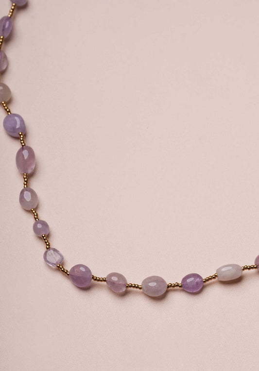 Necklace Emile Collier Purple