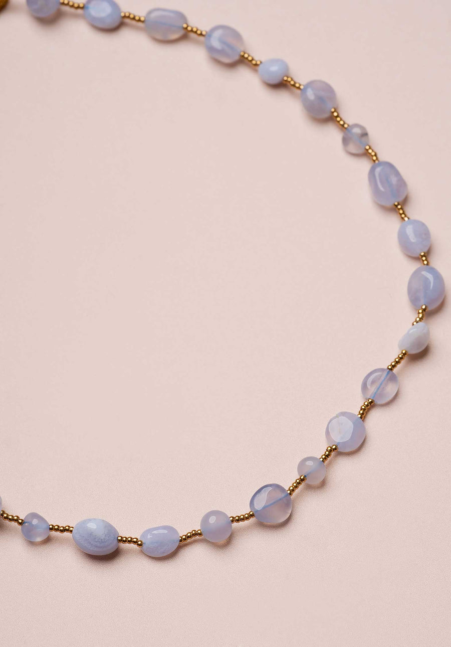 Necklace A2332nk01 Emile Collier Blue