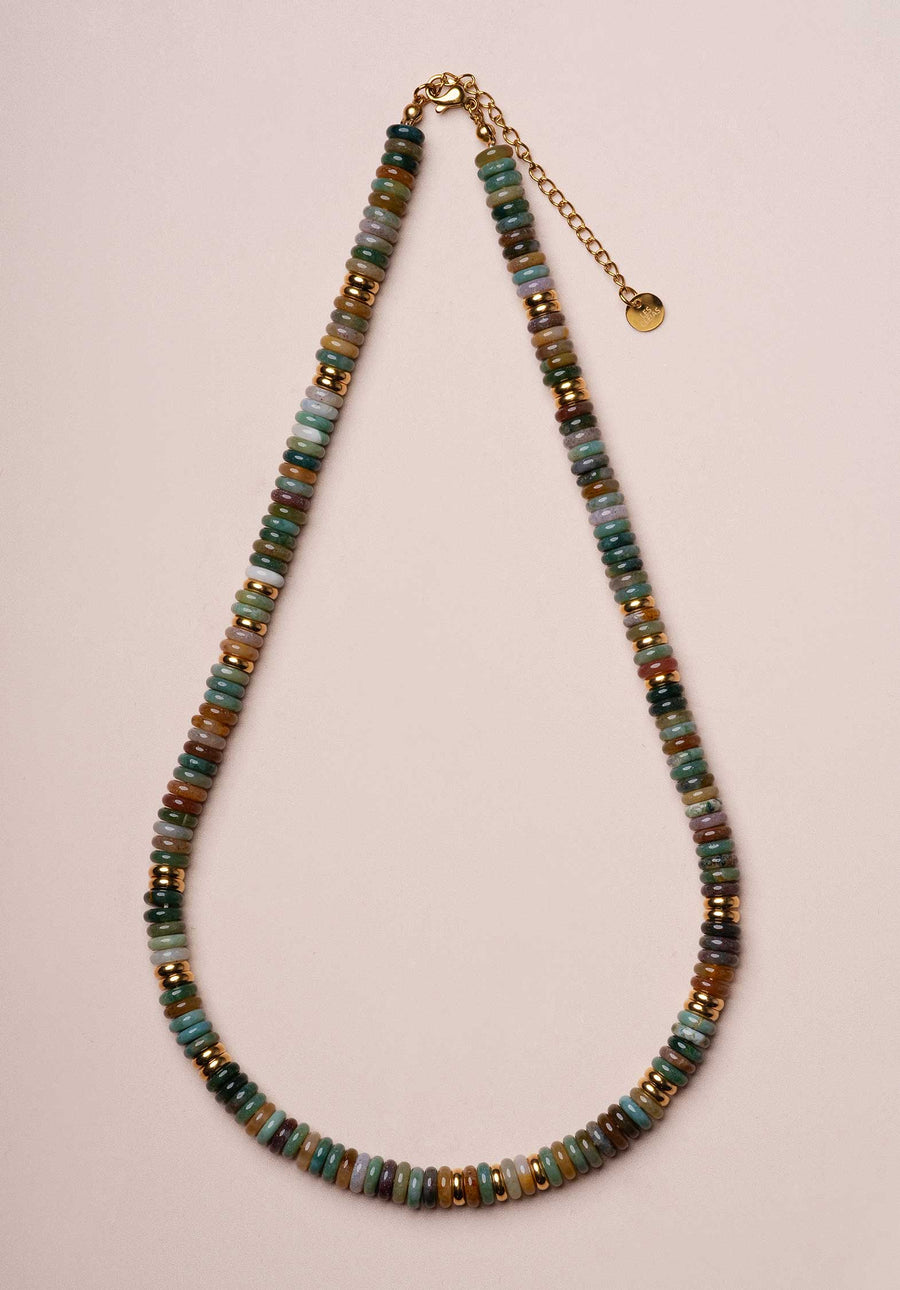 Necklace A2331nk01 Ashe Collier Green