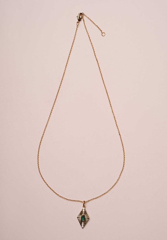 Necklace Liz Collier Green
