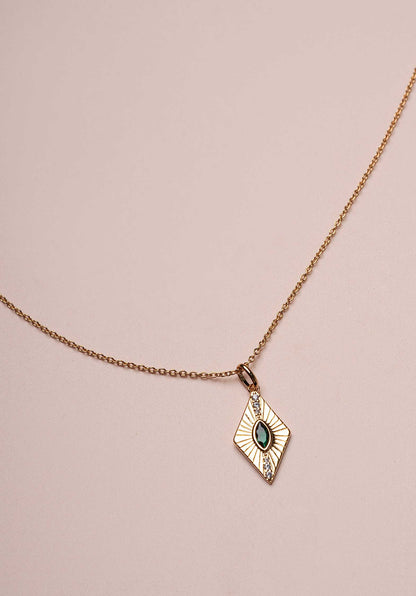 Necklace Liz Collier Green