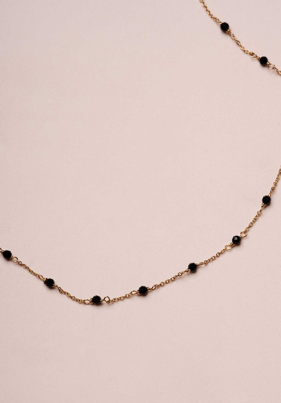 Necklace 23ptpnk17 Dilara Collier Black