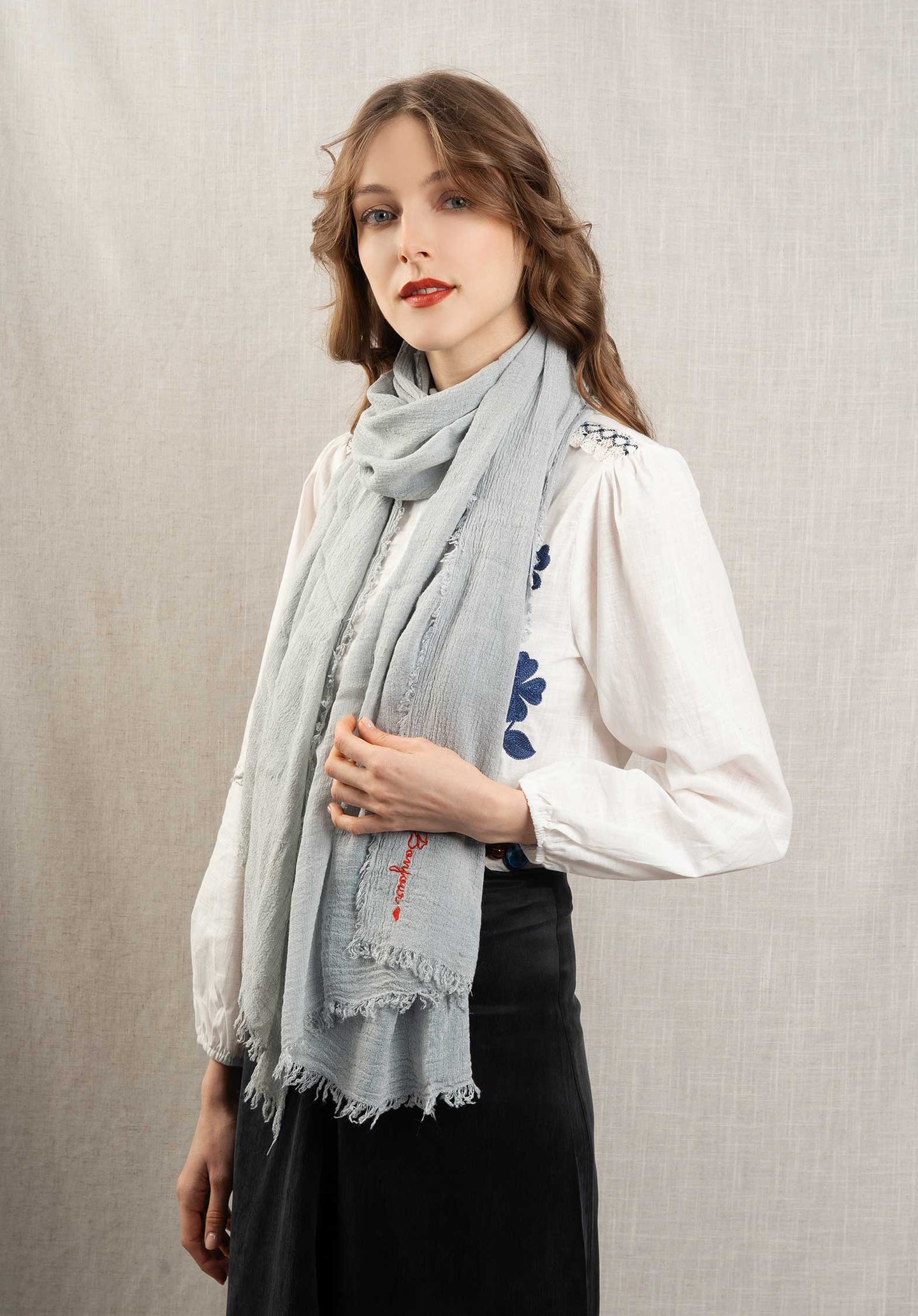 Scarf Ech0345 Gris