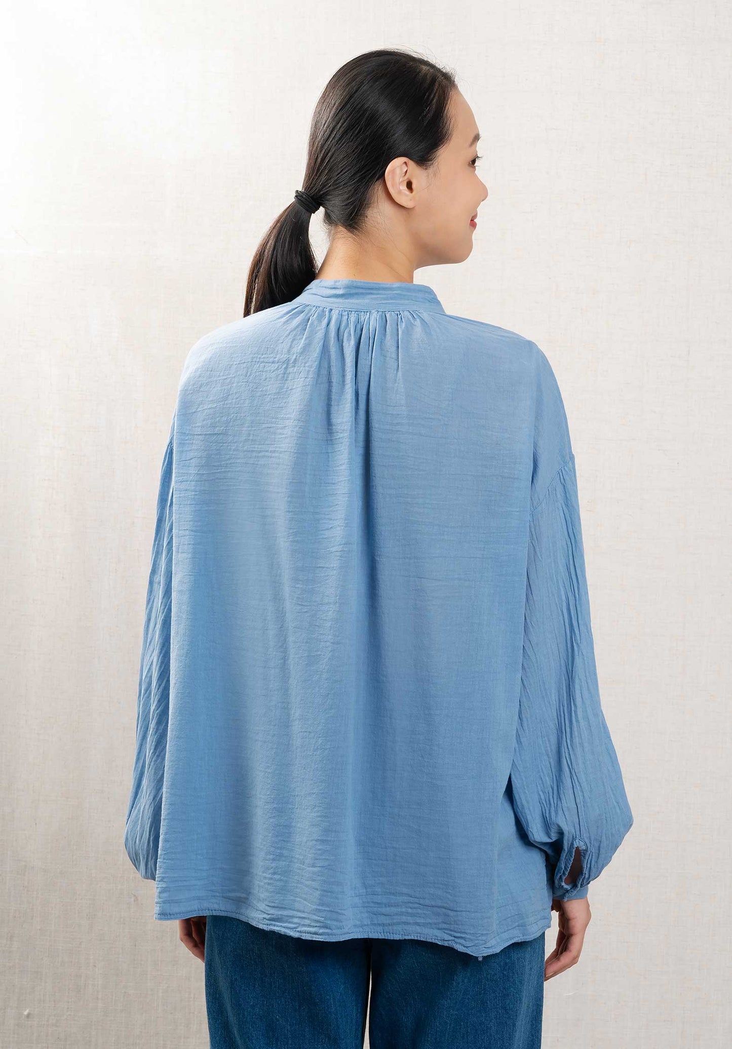 Blouse 18718ara Light-Blue