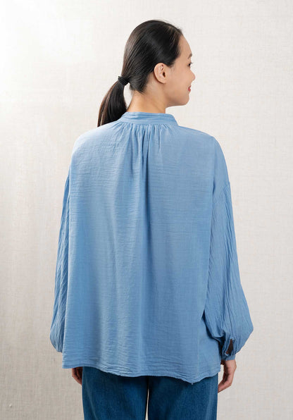 Blouse 18718ara Light-Blue