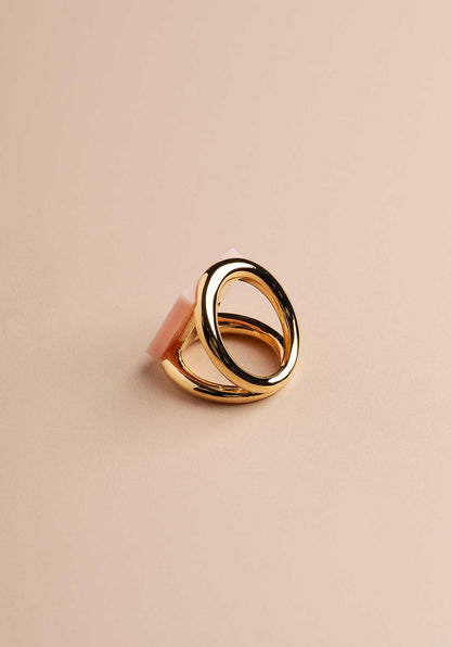 Ring Alejandra Ring Gold-Pink