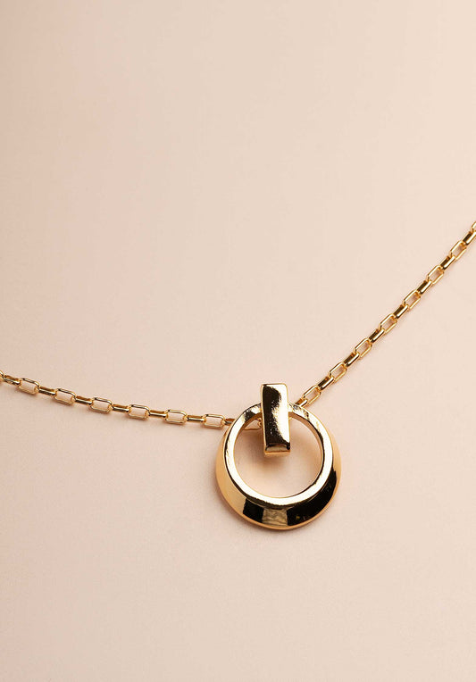 Necklace On Off Necklace Gold